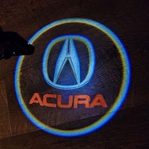 2 Acura wireless car door projector lights no tools needed.  Wired avail…